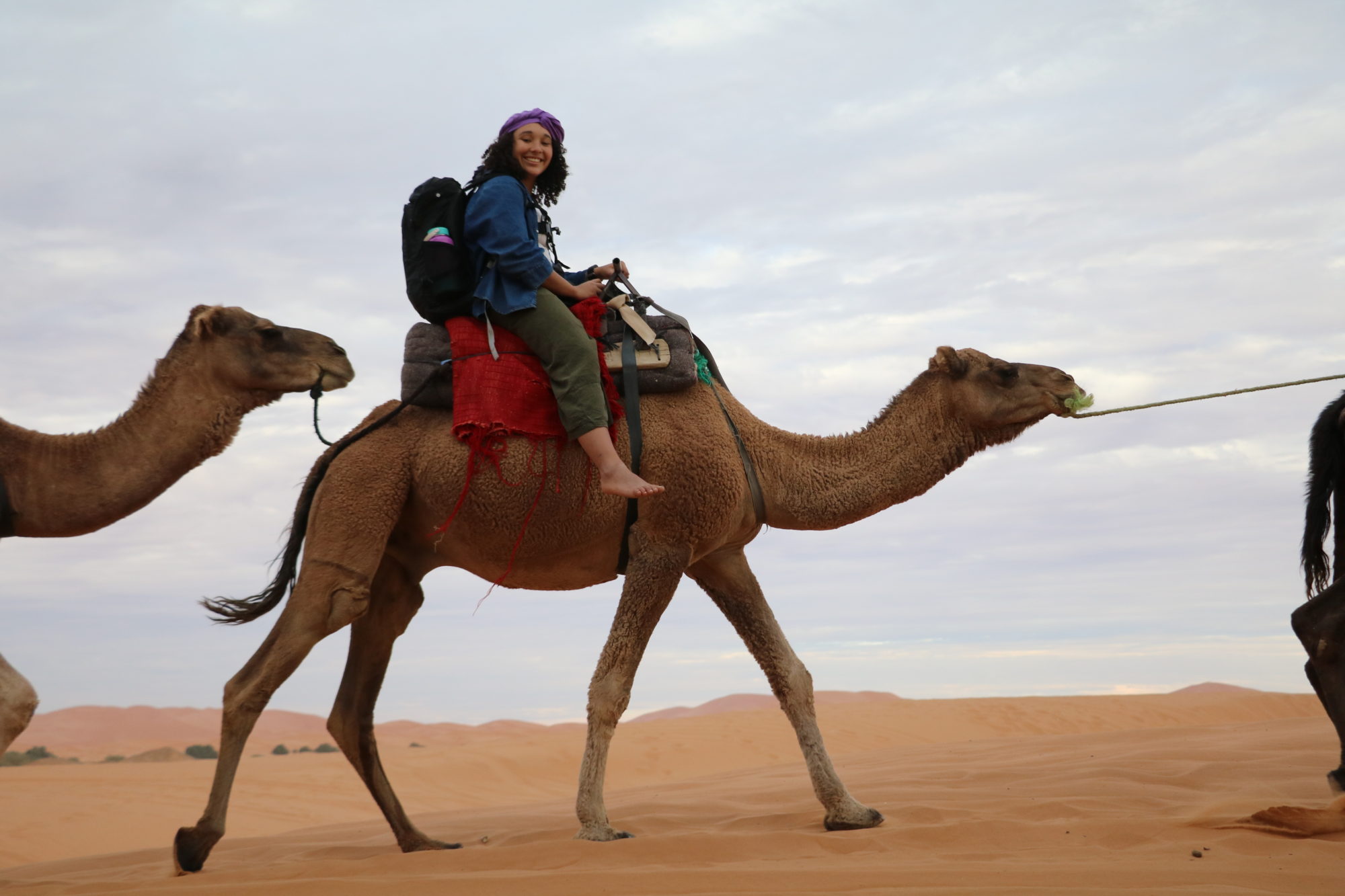 Photo of Alyssa on Camel